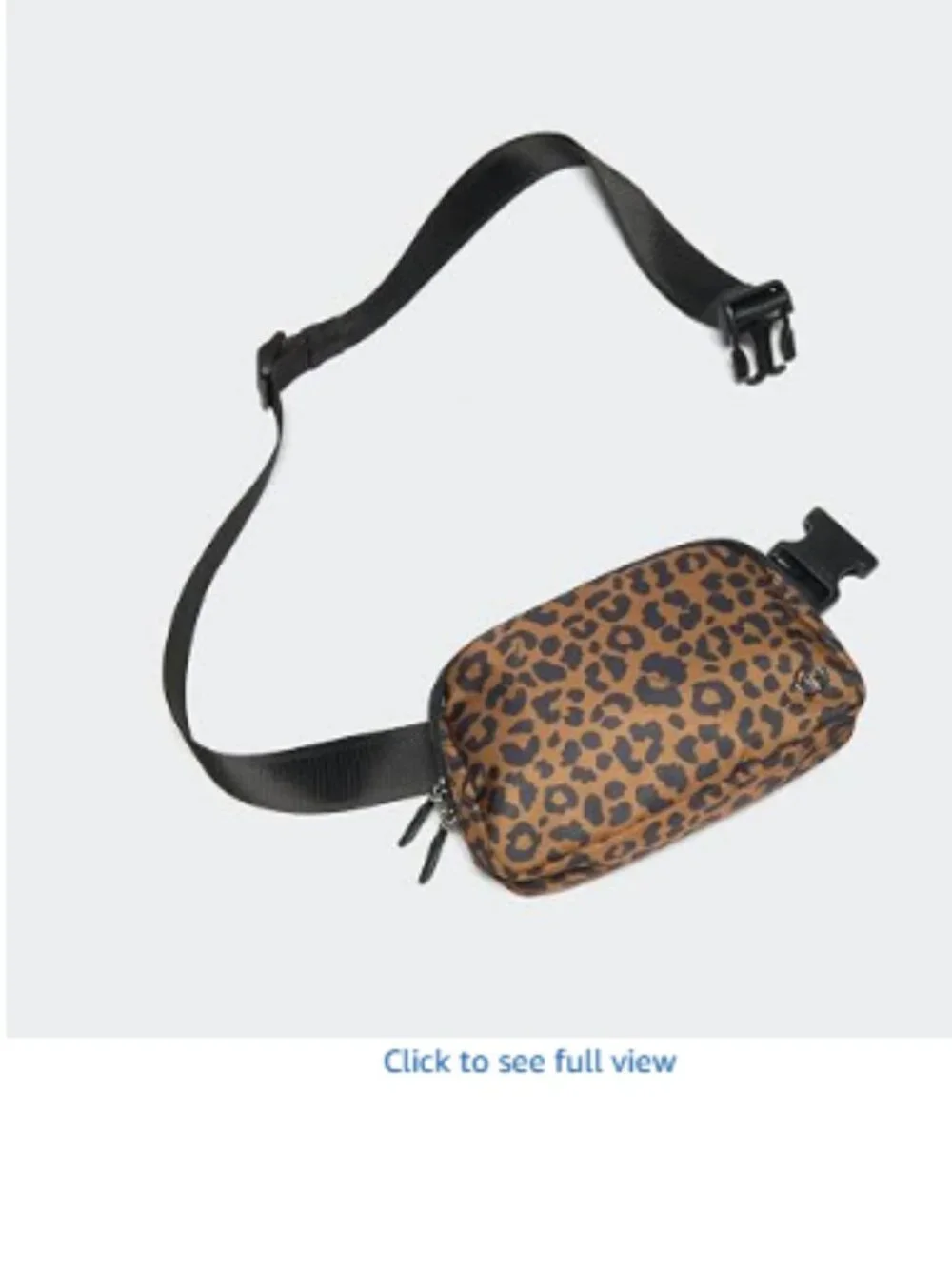 Pander Nylon Fanny Pack for Women, Two-Way Zipper Crossbody Bag | 1L nylon belt